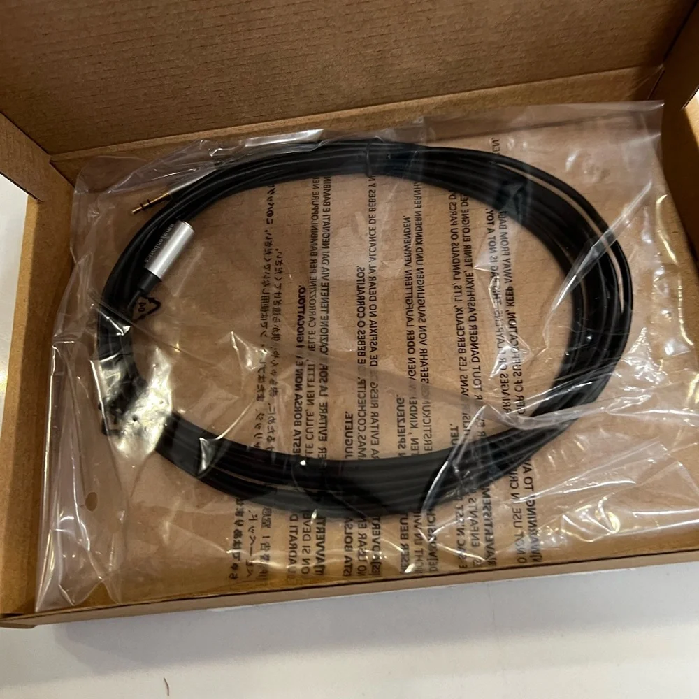 AmazonBasics 3.5mm Male to FeMale Audio Cable - 12 Feet